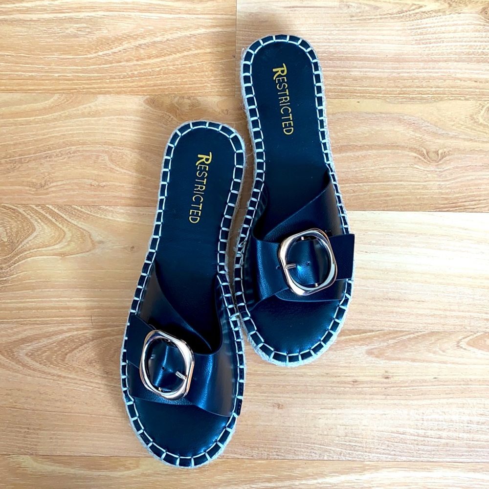 Restricted Slide Sandals